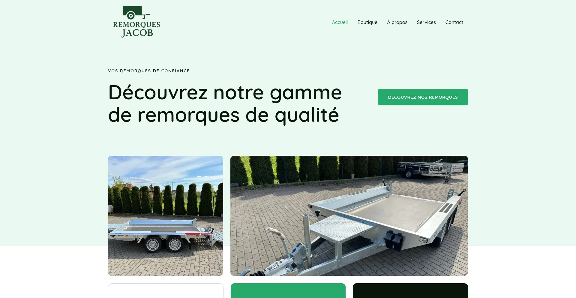Remorques-jacob.fr Screenshot