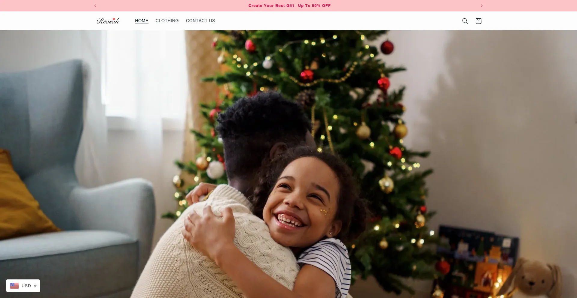 Website screenshot of Reosah.com