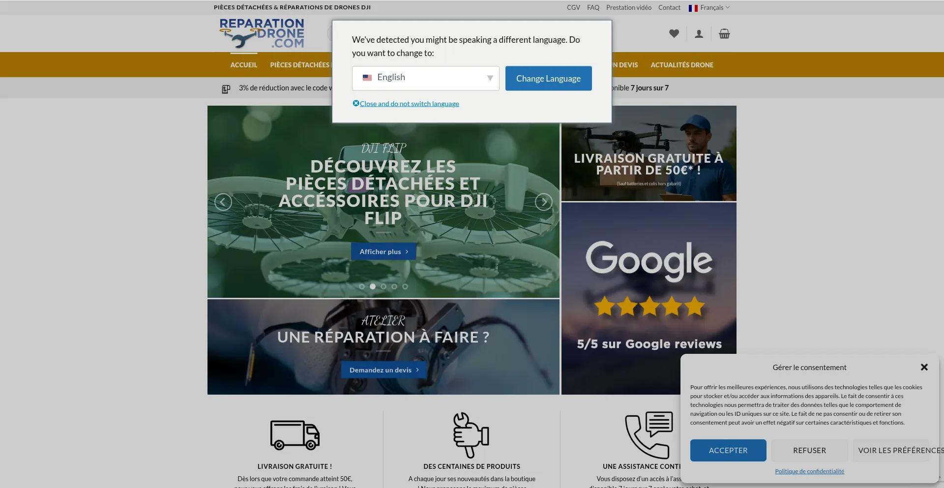 Is Reparation-drone.com Safe?