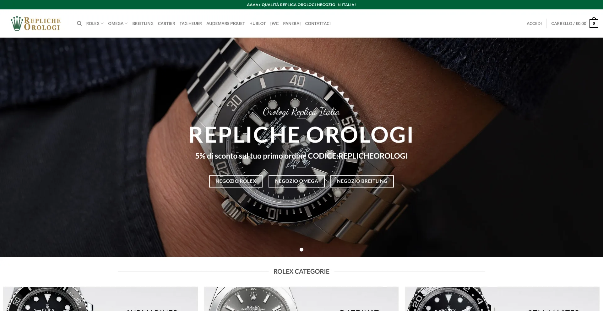 Website screenshot of Replicheorologi.is