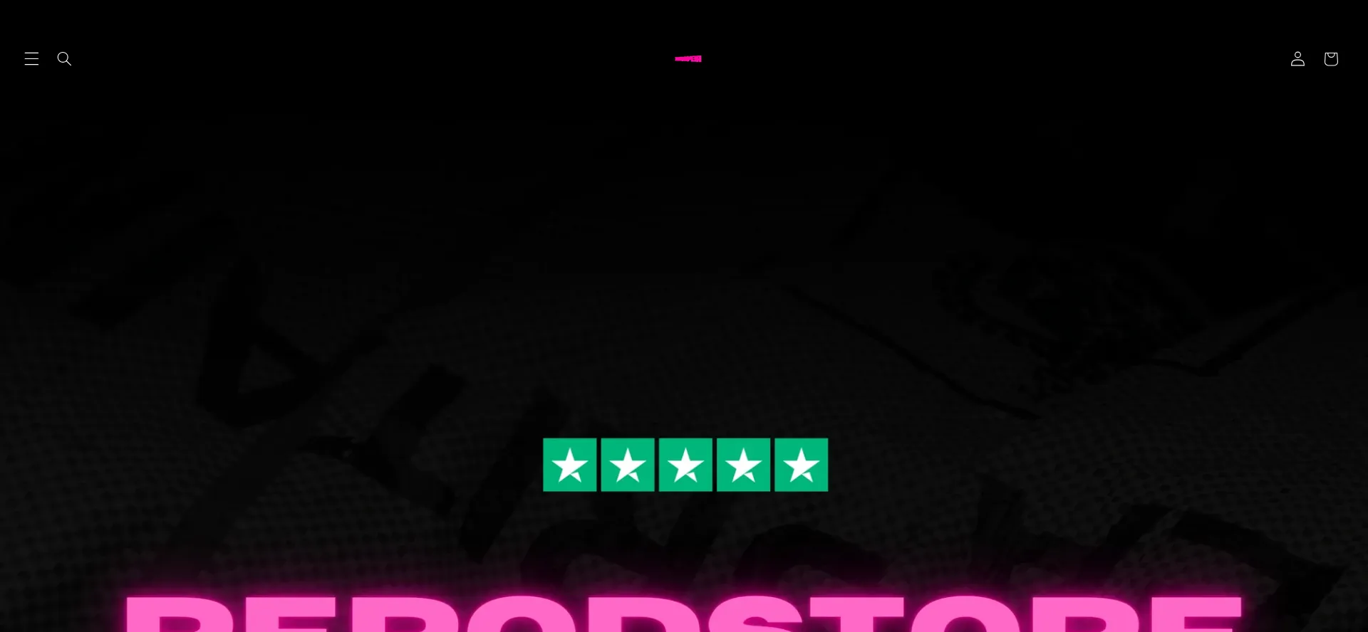 Website screenshot of Repodstore.co.uk