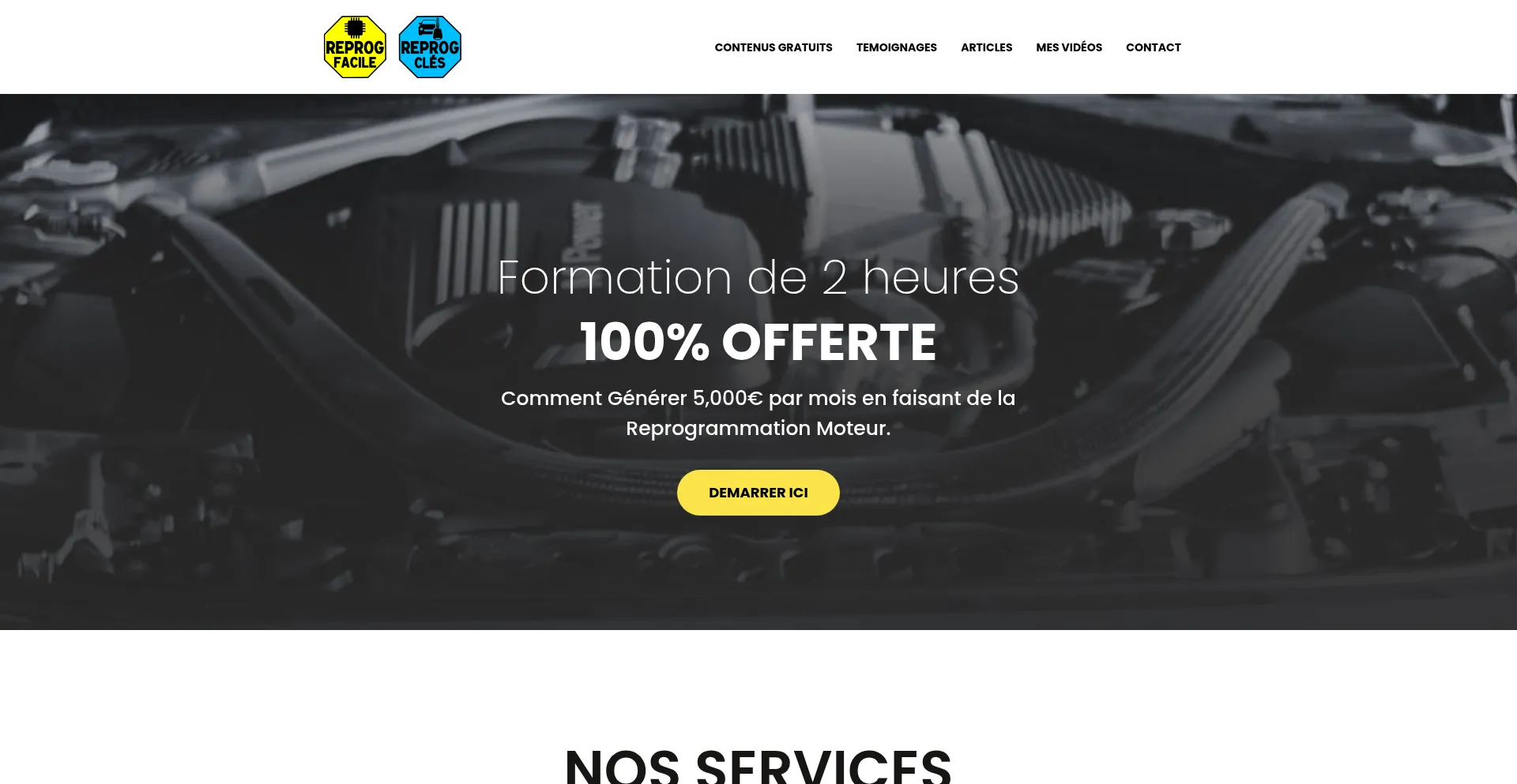 Reprogfacile.com Screenshot