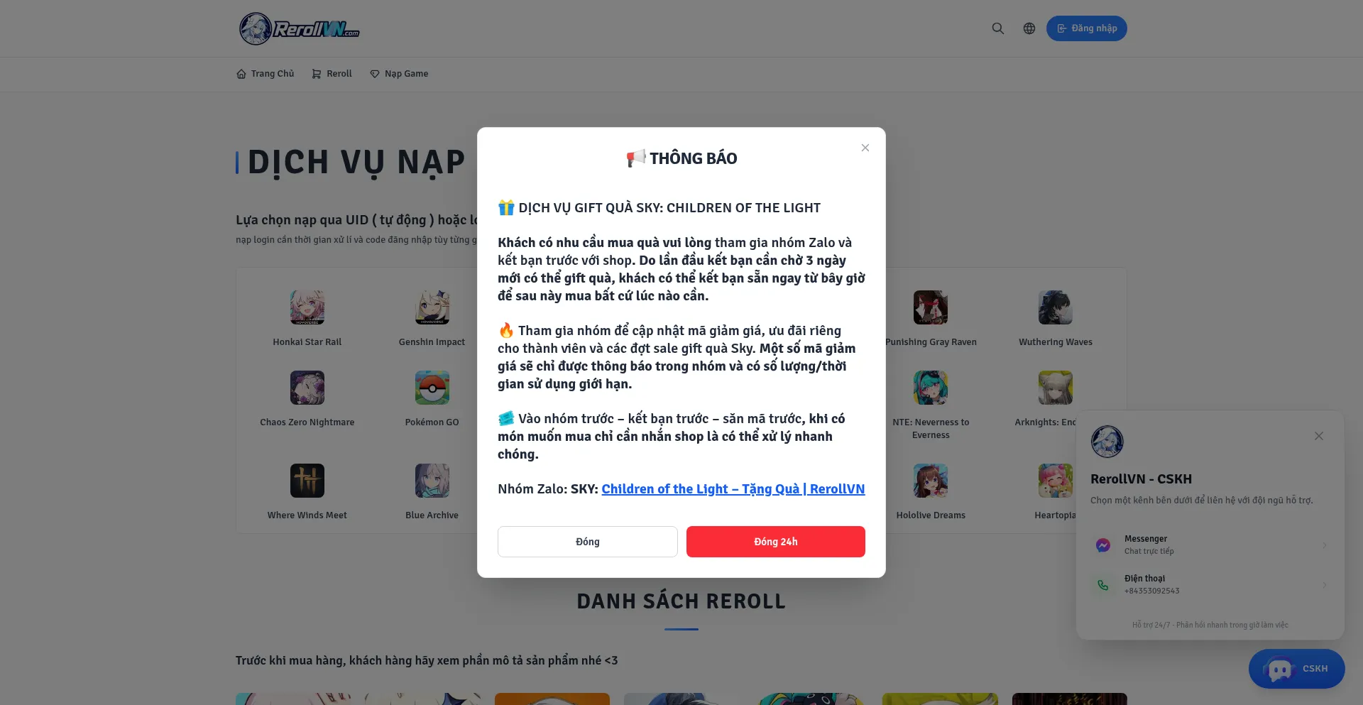 Rerollvn.com