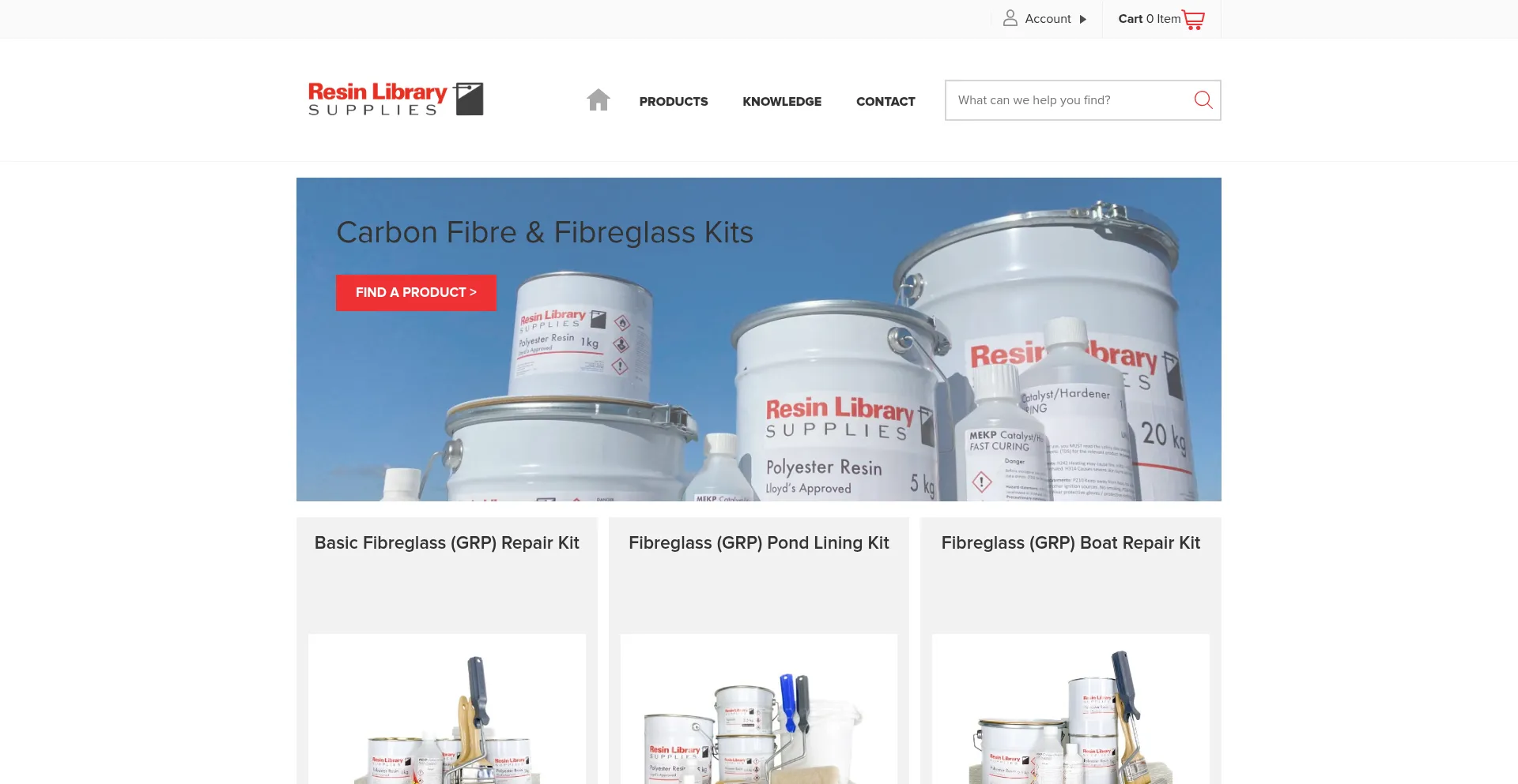 Resinlibrary.com Screenshot