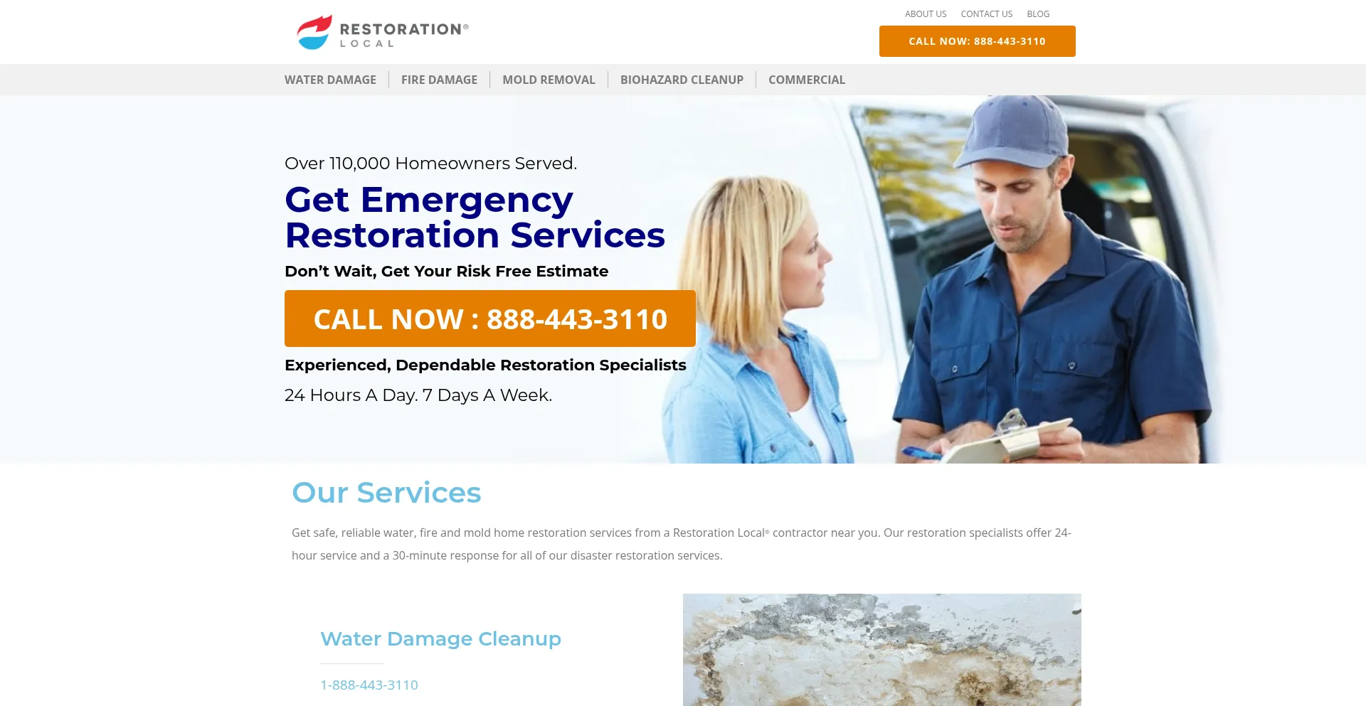 Restorationlocal.com Screenshot