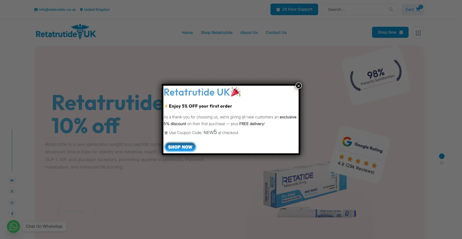 Retatrutide-co.uk Screenshot