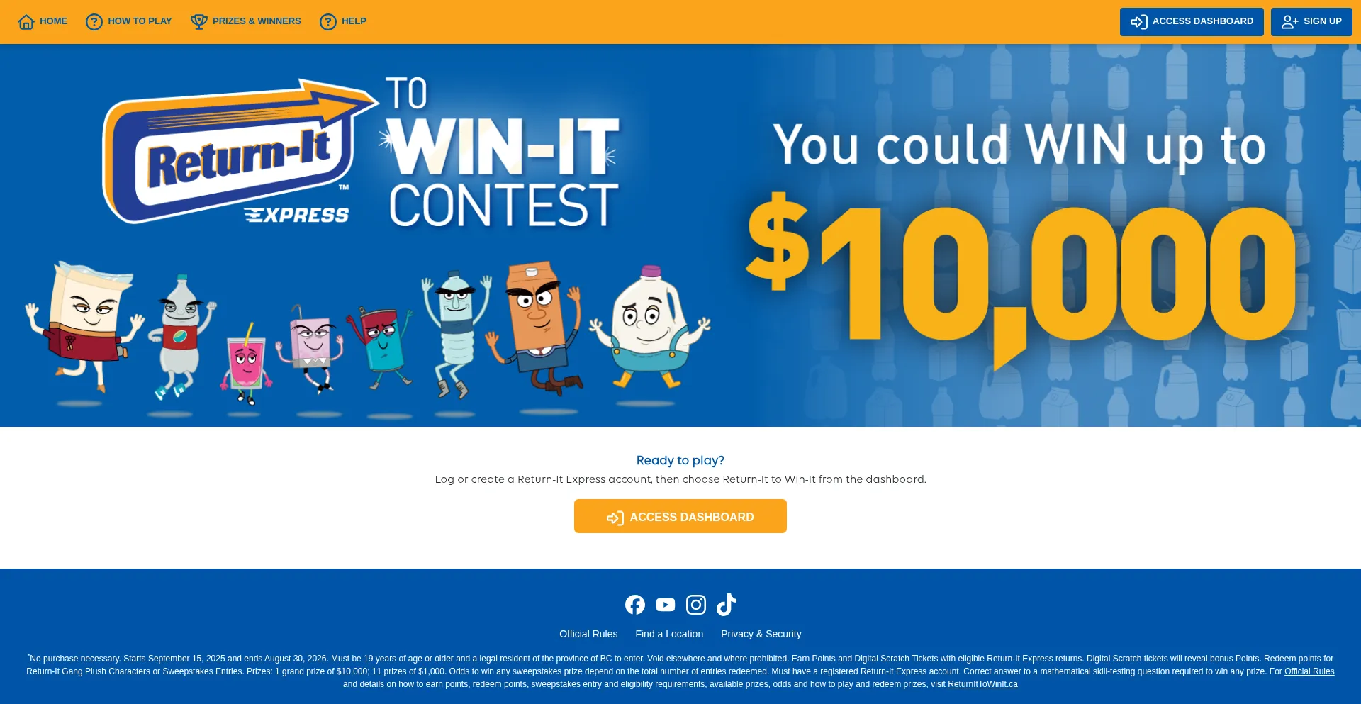 Returnittowinit.ca Screenshot
