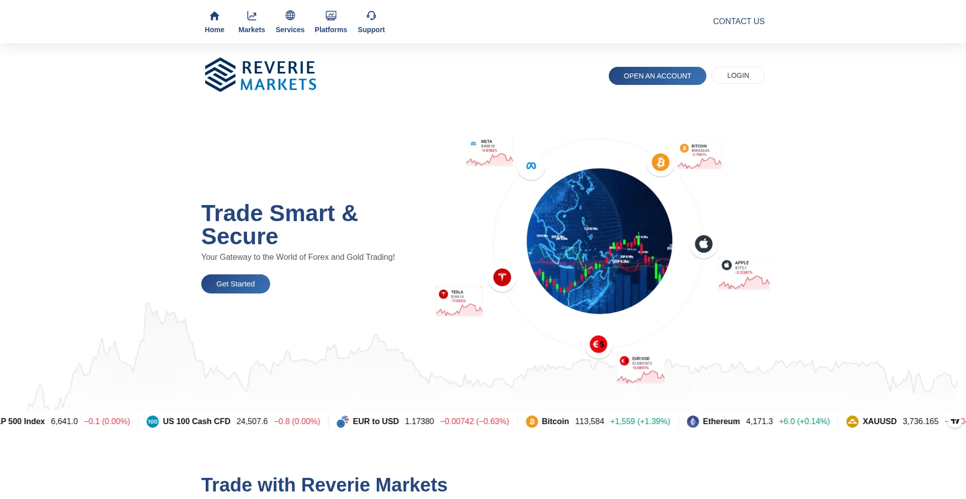 Reveriemarkets.com Screenshot