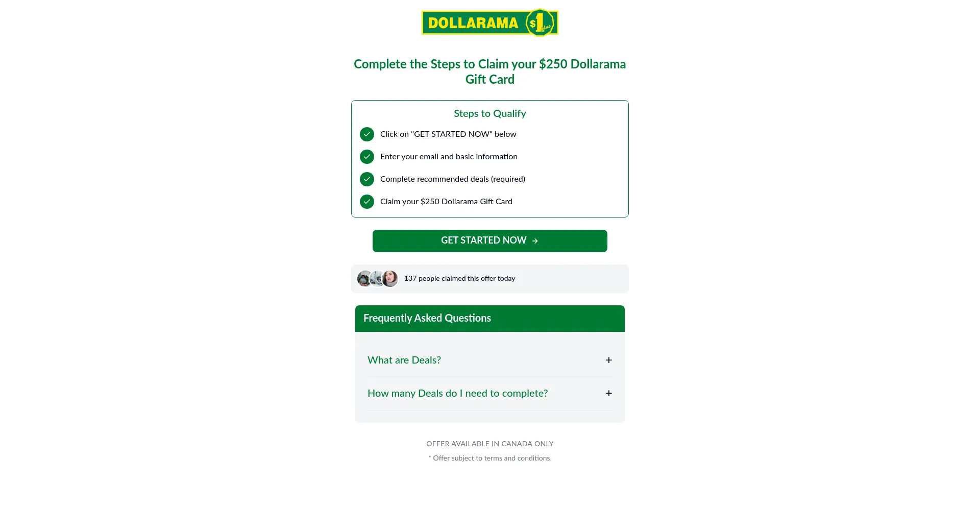 Website screenshot of Reviewdollar.com