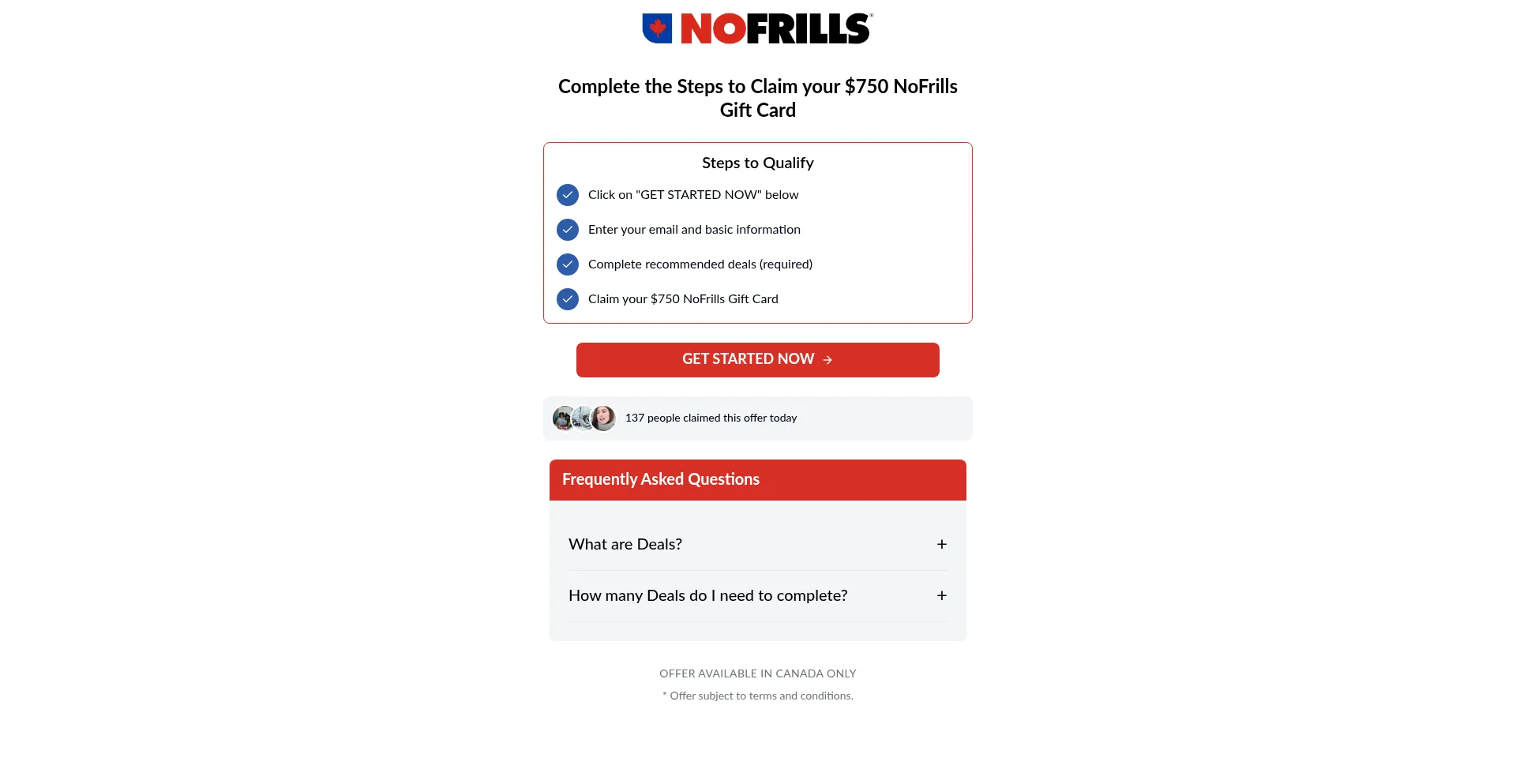 Website screenshot of Reviewfrills.com