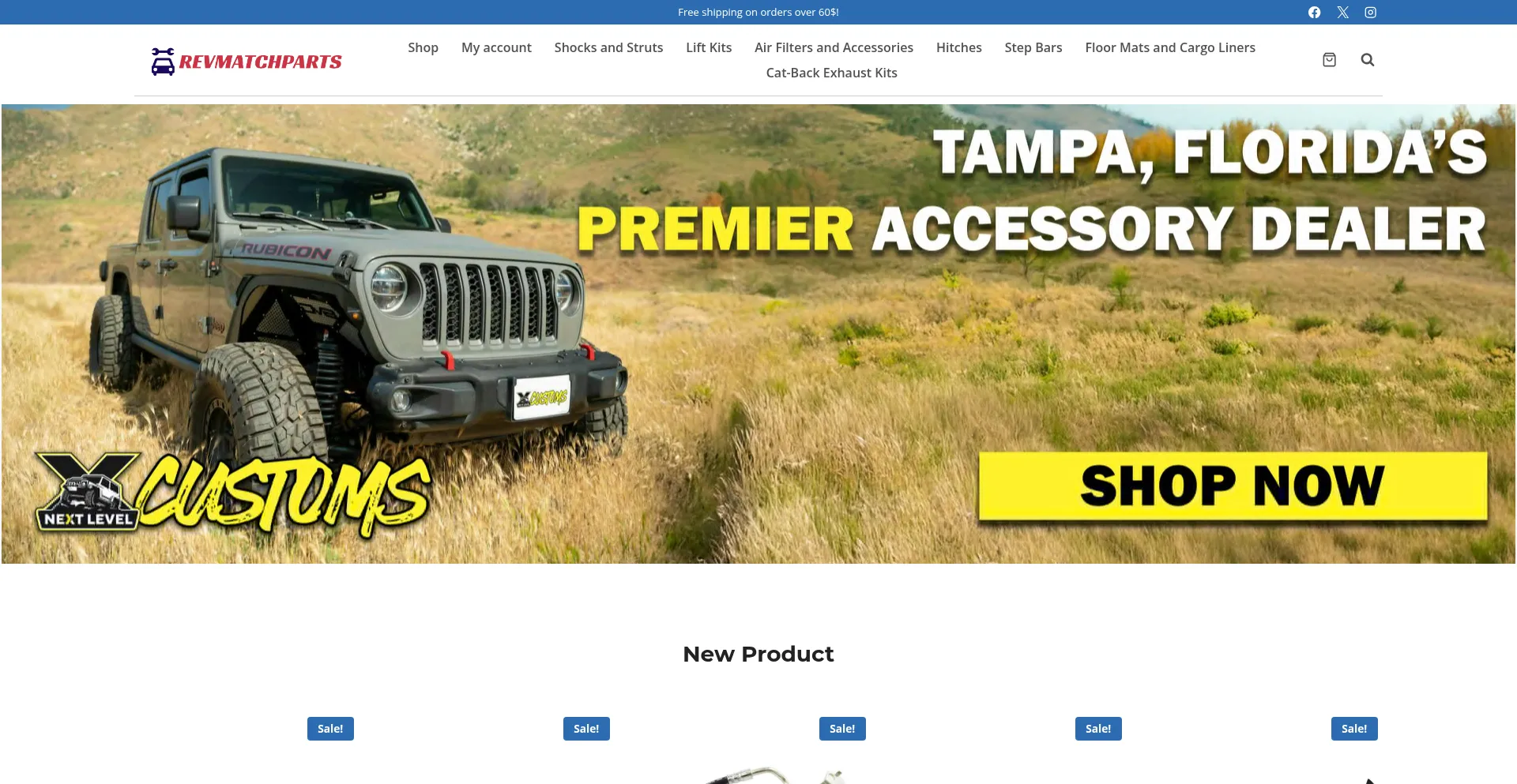 Revmatchparts.com Screenshot