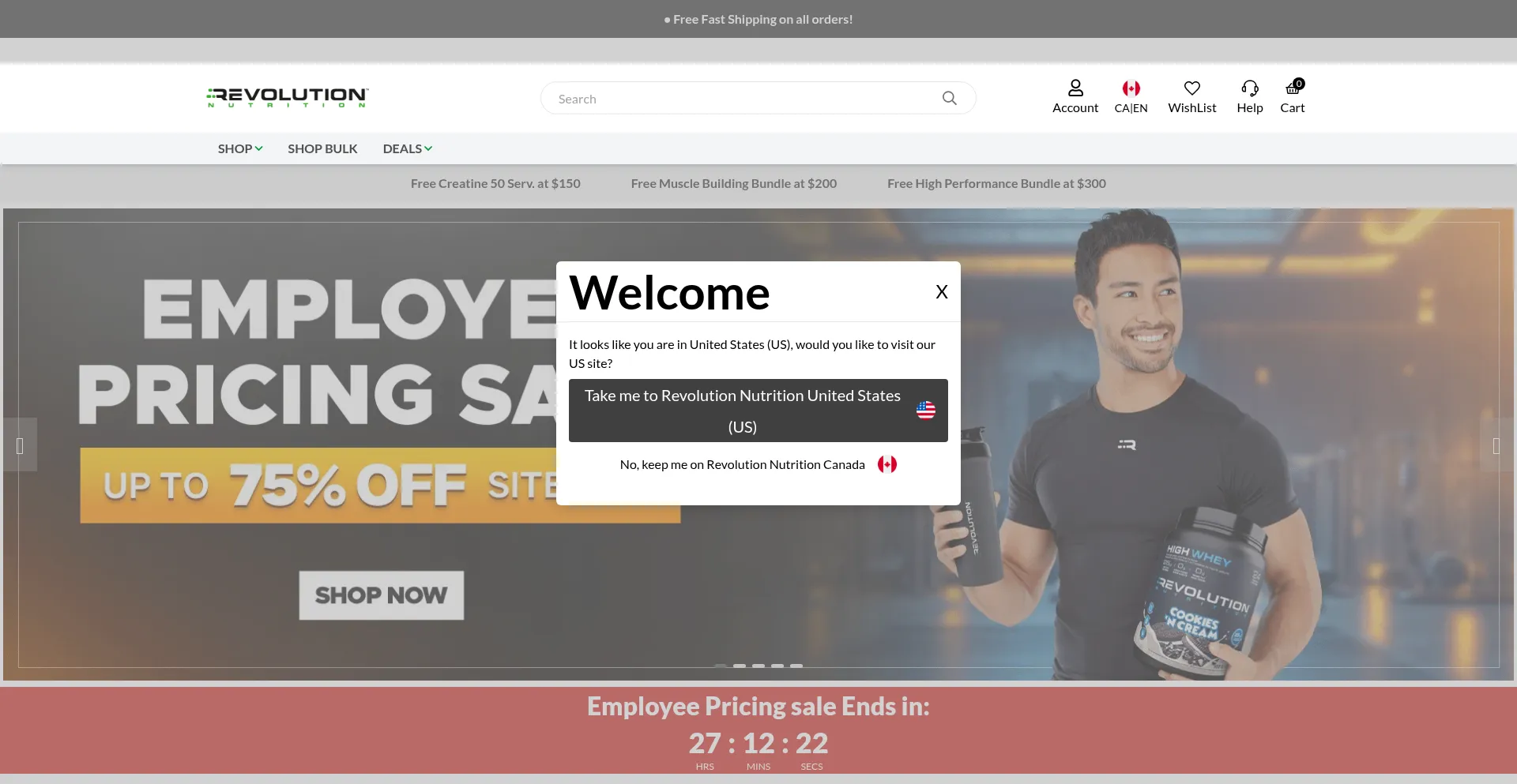 Revolution-nutrition.com Screenshot