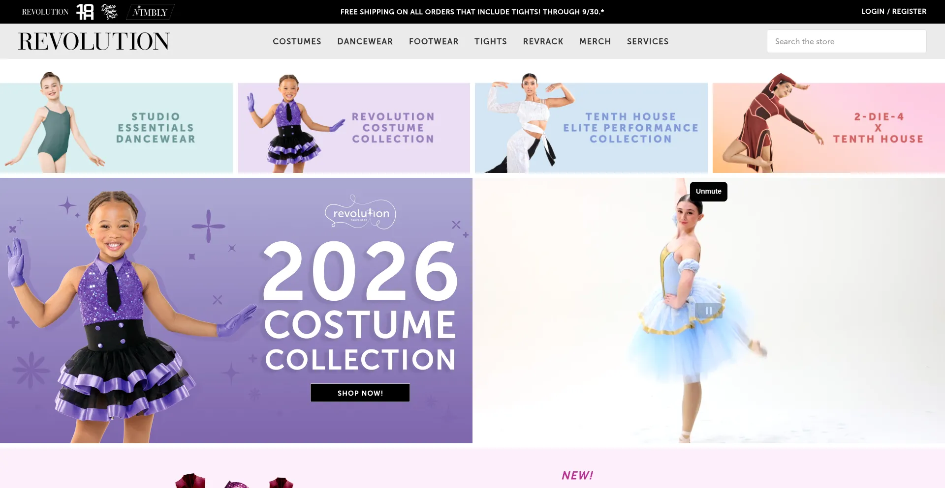 Revolutiondance.com Screenshot