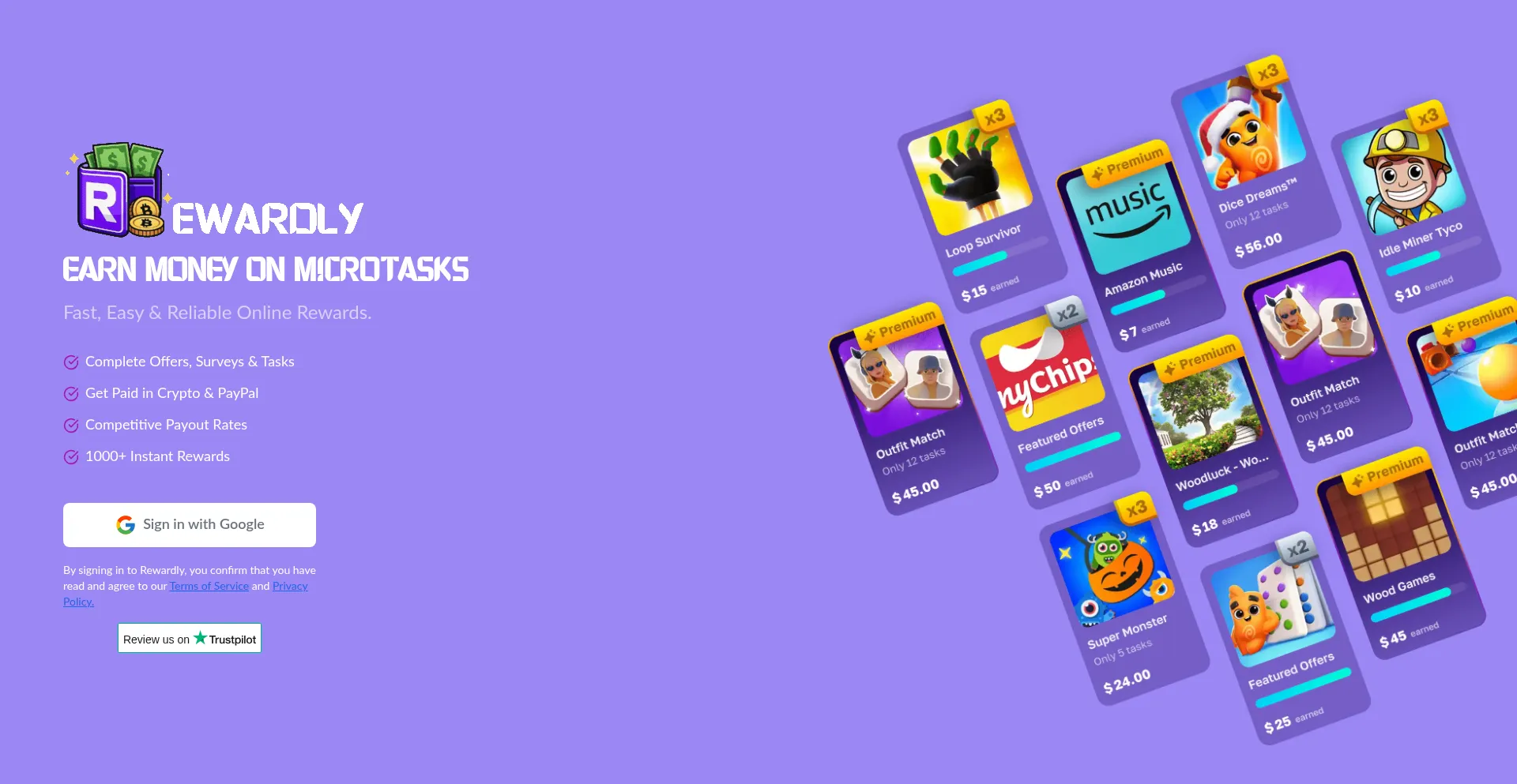 Rewardlyweb.com Screenshot