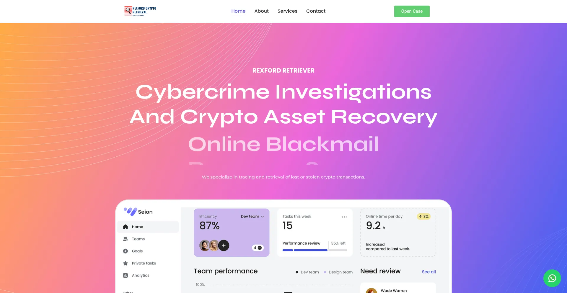 Is Rexfordcryptoretrieval.com Safe?
