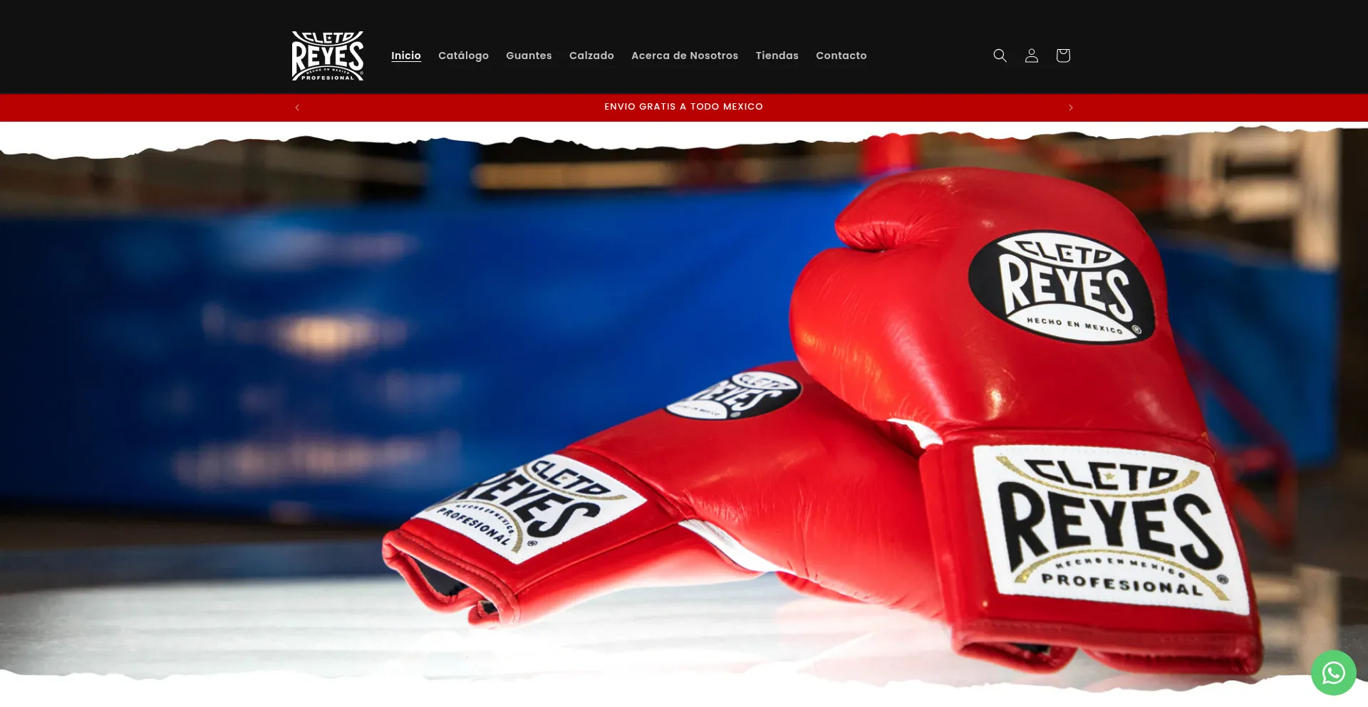 Website screenshot of Reyesbox.store