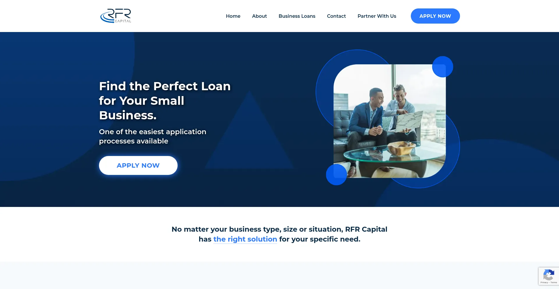 Website screenshot of Rfrfundingus.com