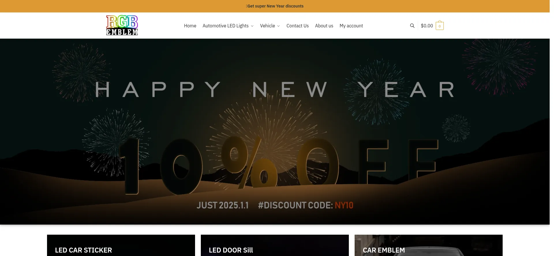 Website screenshot of Rgbemblem.com