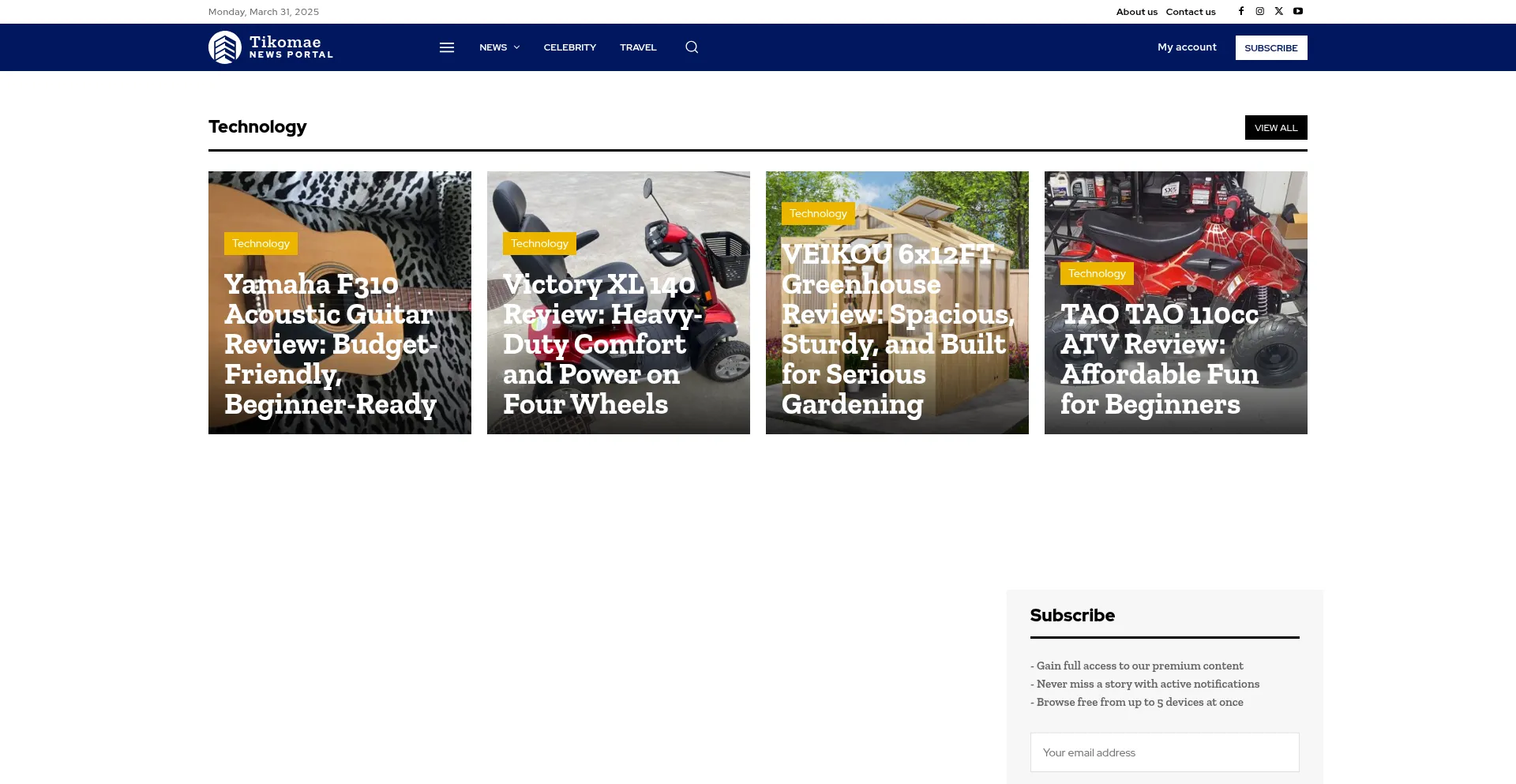 Website screenshot of Ribumee.shop