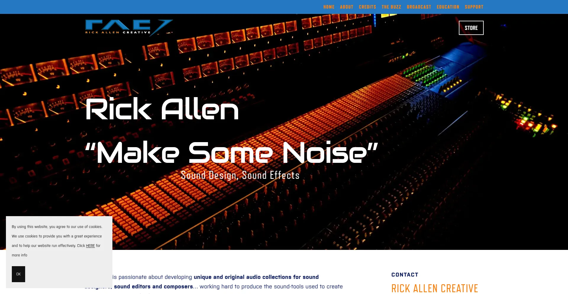 Rickallencreative.com Screenshot