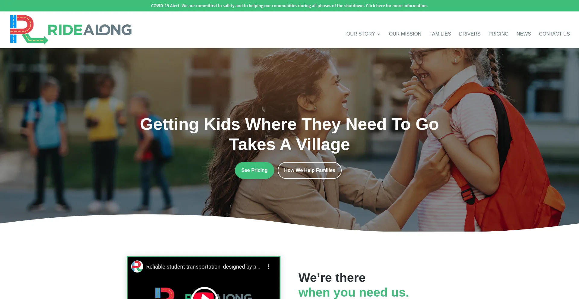 Ridealongnow.com Screenshot