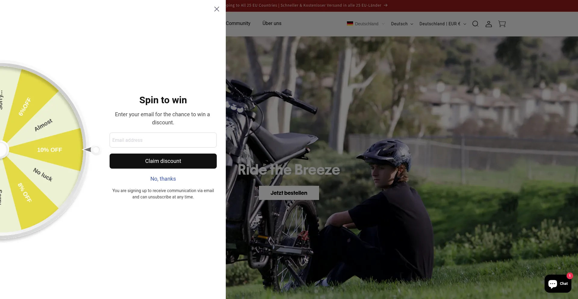 Website screenshot of Ridert.de