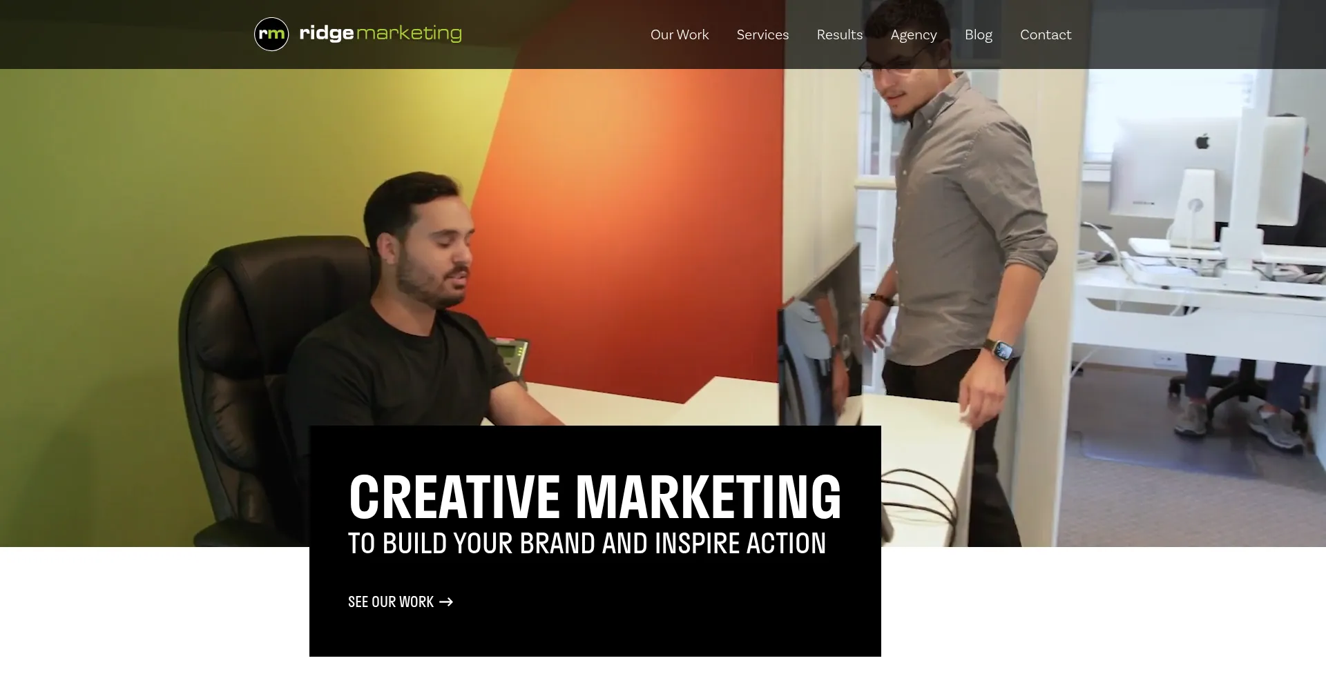 Ridgemarketing.com Screenshot