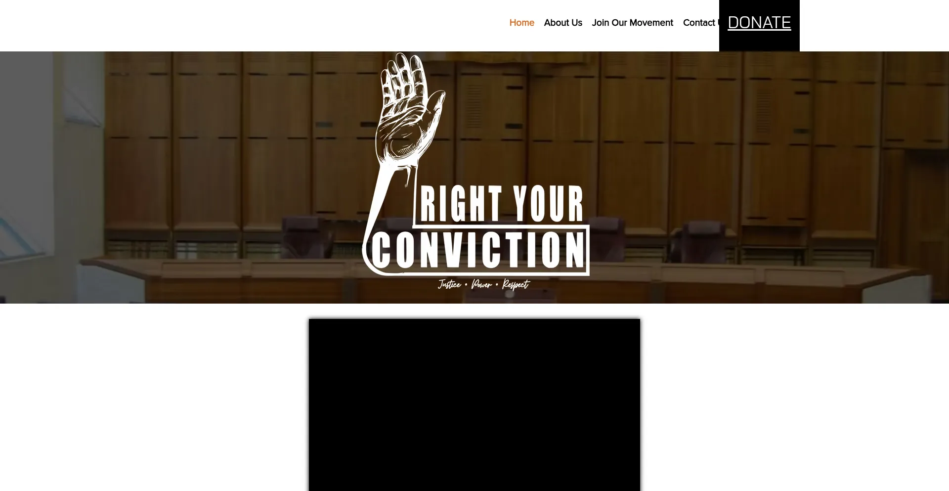 Rightyourconviction.org Screenshot
