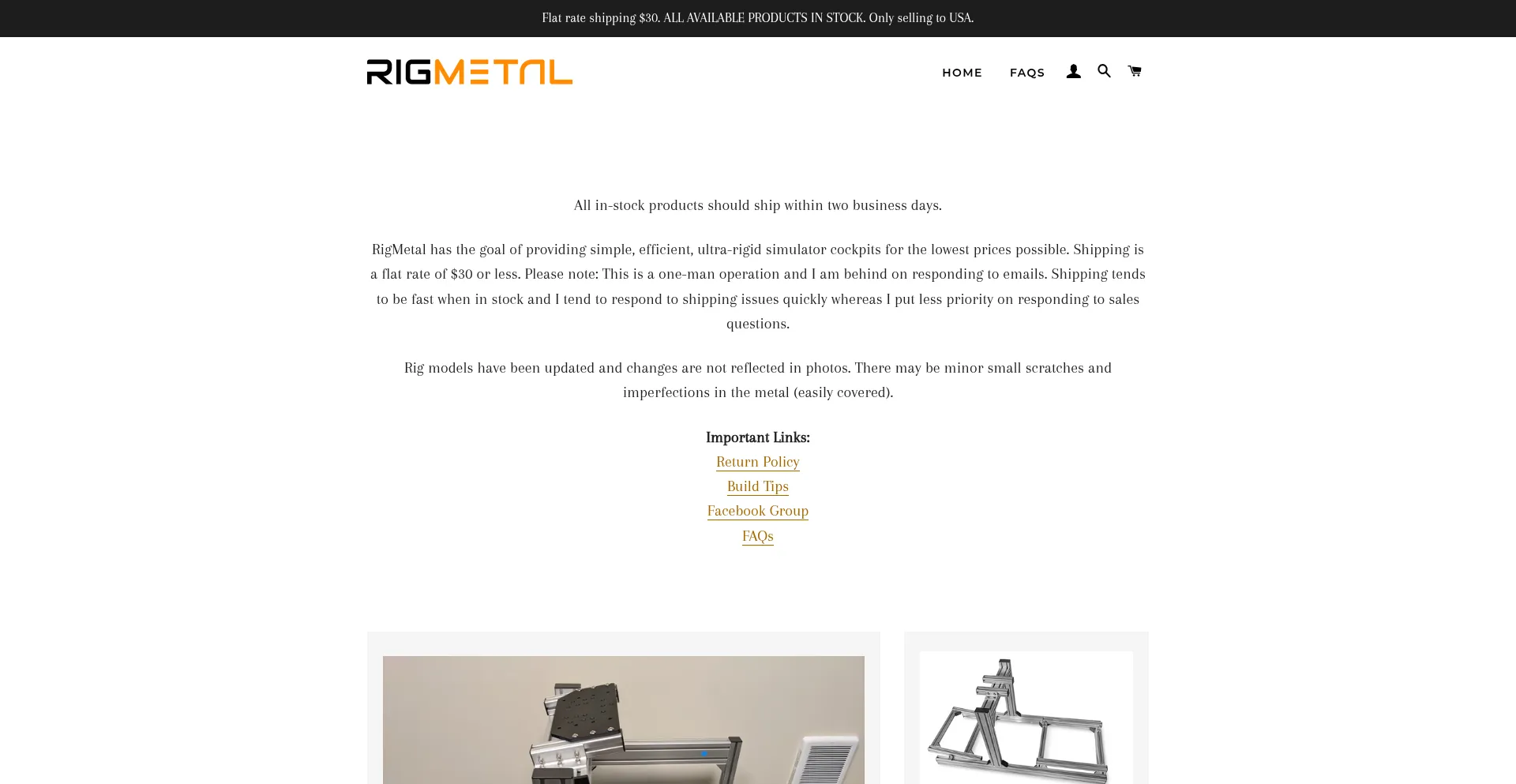 Rigmetal.com Screenshot