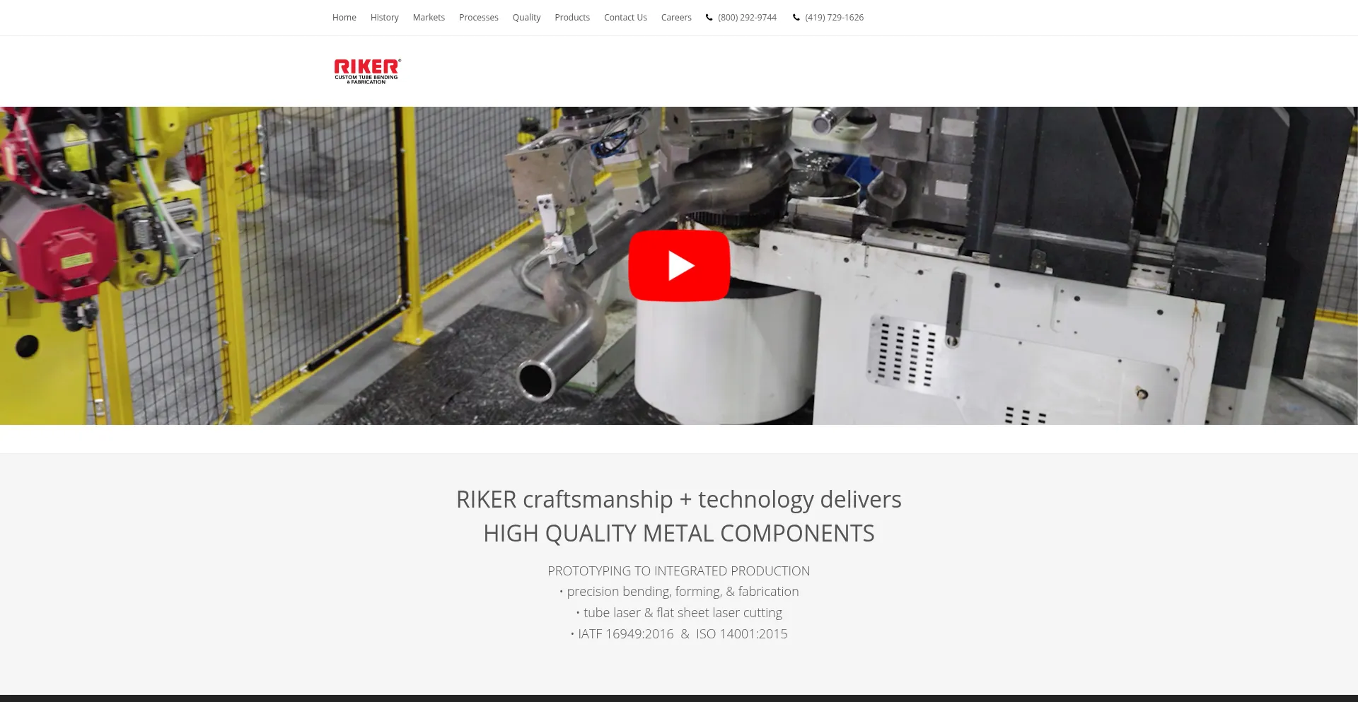 Rikerprod.com Screenshot