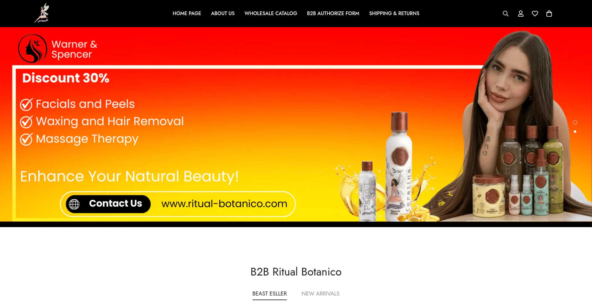 Ritual-botanico.com Screenshot