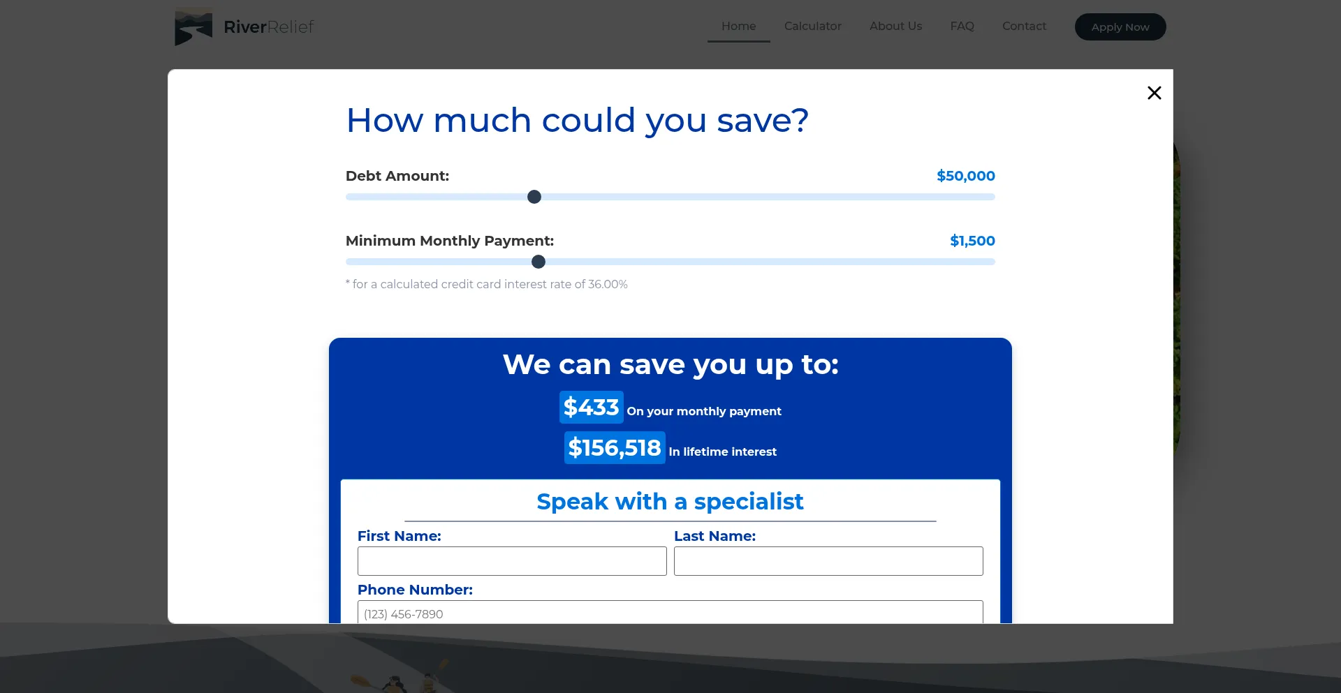 Riverrelief.com