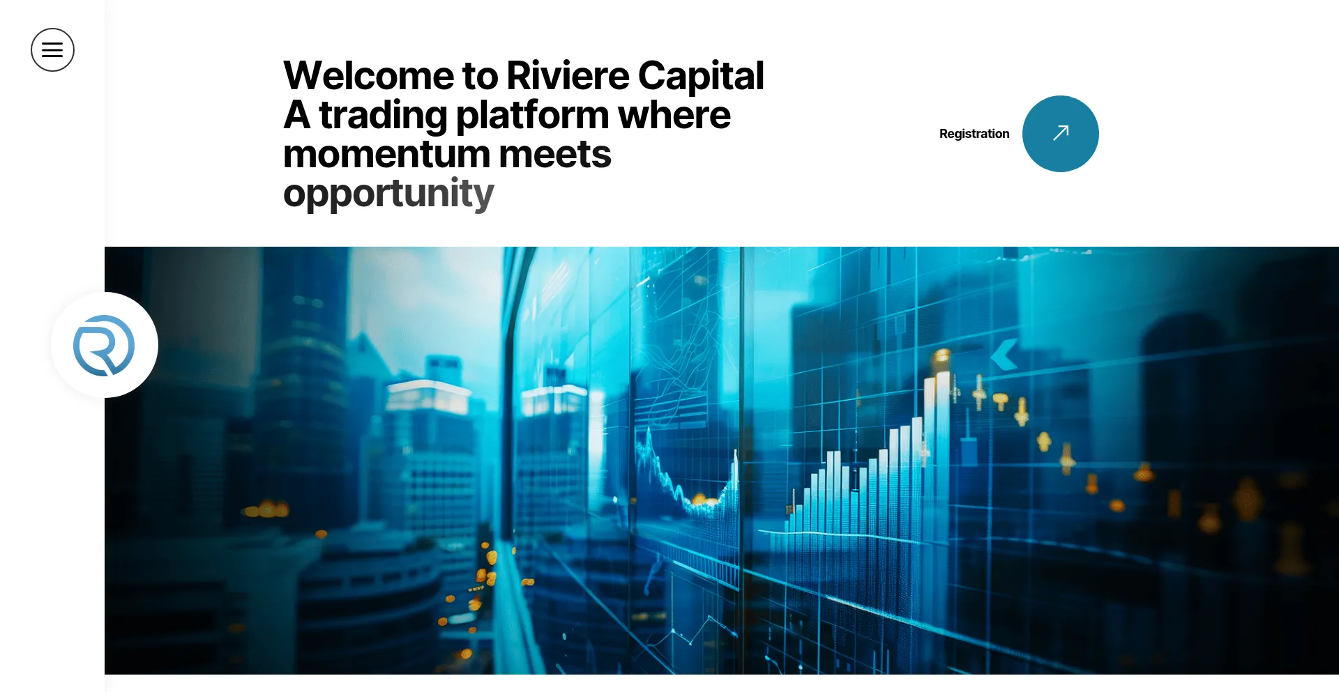 Website screenshot of Rivierecapital.pro