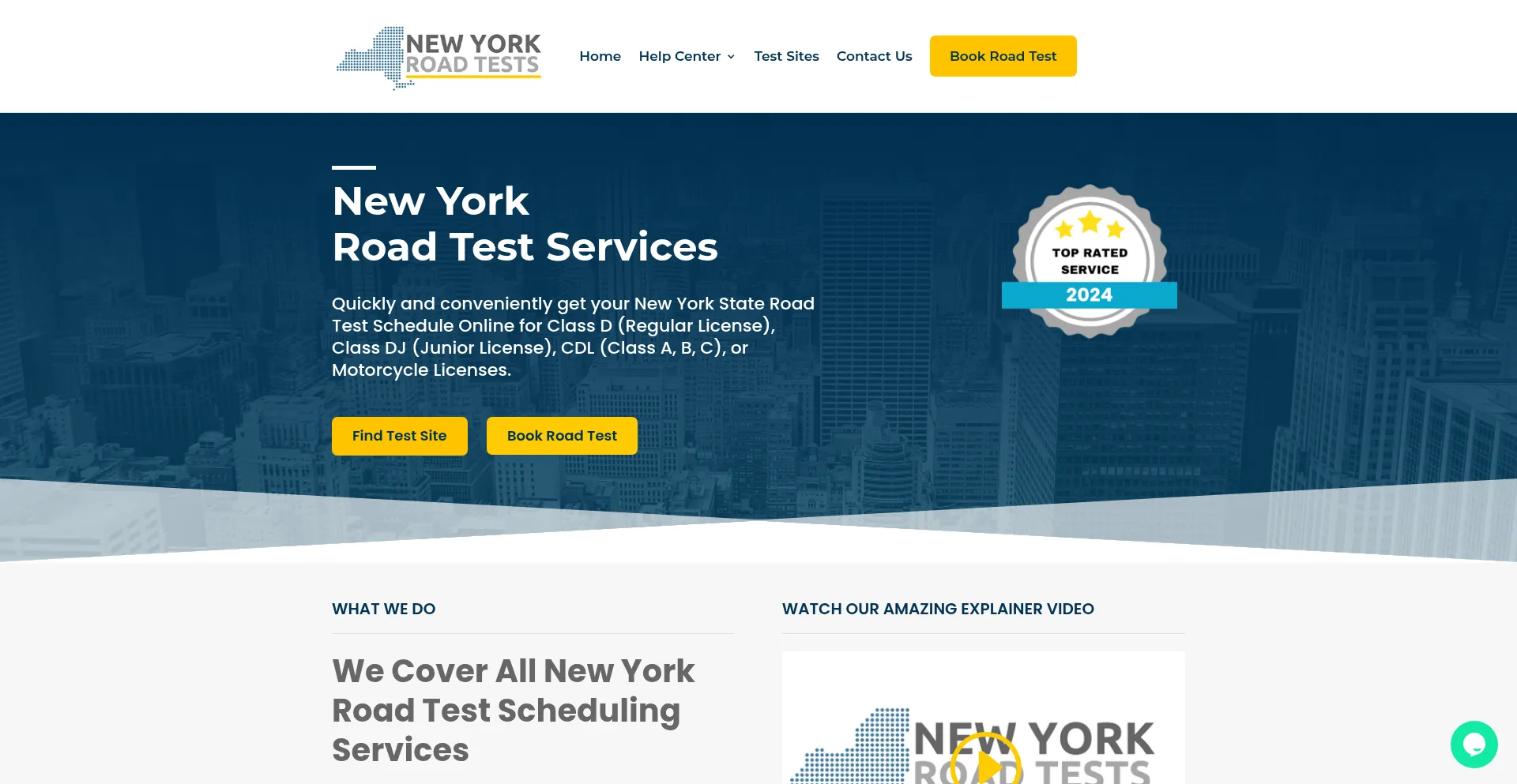 Website screenshot of Roadtestsny.com