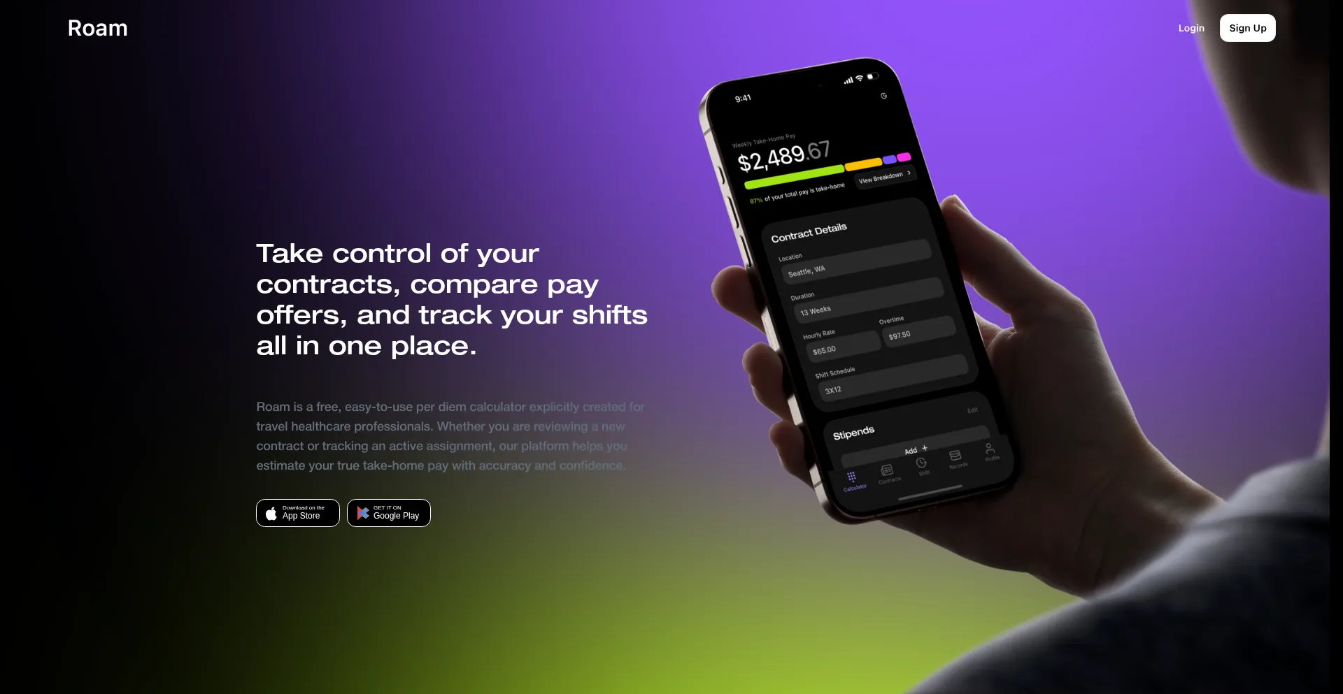 Roampays.com Screenshot