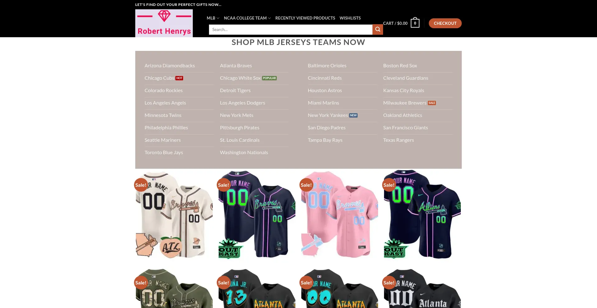 Roberthenrys.com Screenshot
