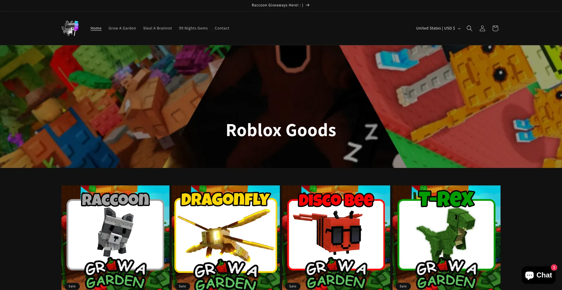 Robloxgoods.com Screenshot