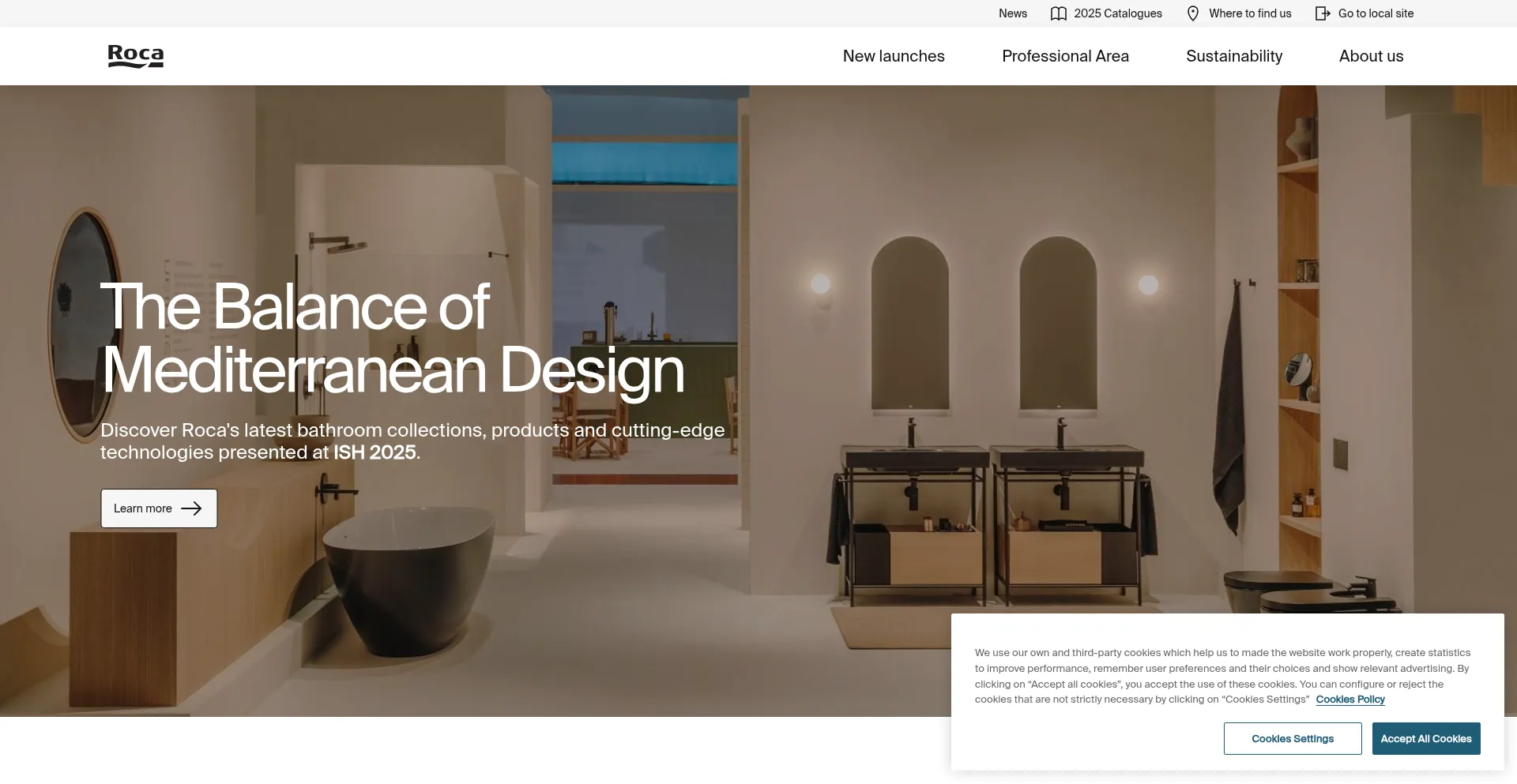 Roca.com Screenshot