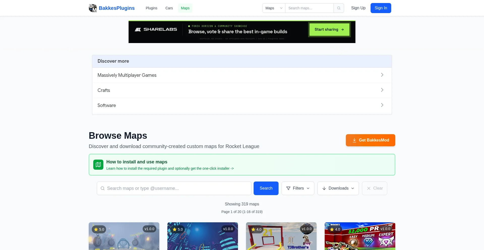 Rocketleaguemaps.us