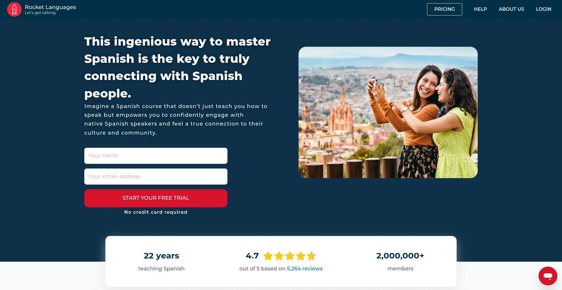 Rocketspanish.com Screenshot