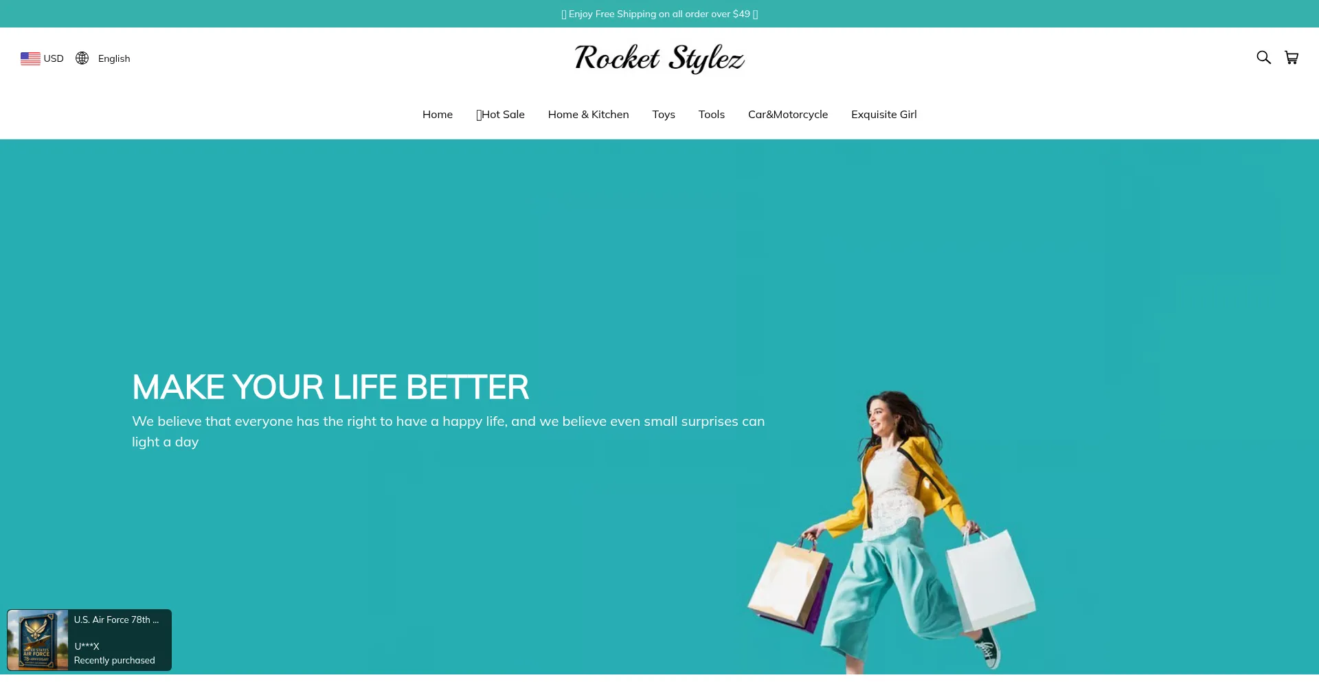 Rocketstylez.com Screenshot