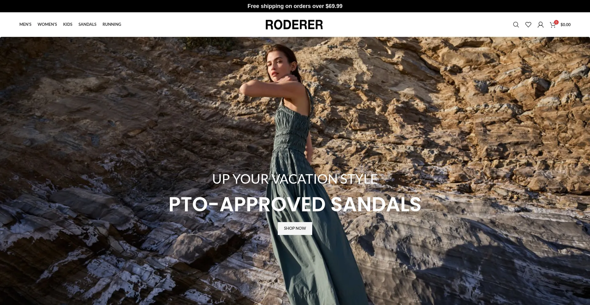 Website screenshot of Rodererhub.shop