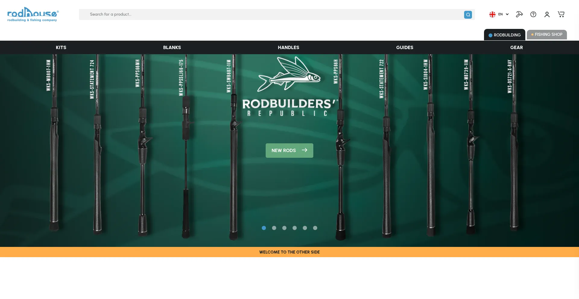 Website screenshot of Rodhouse.com