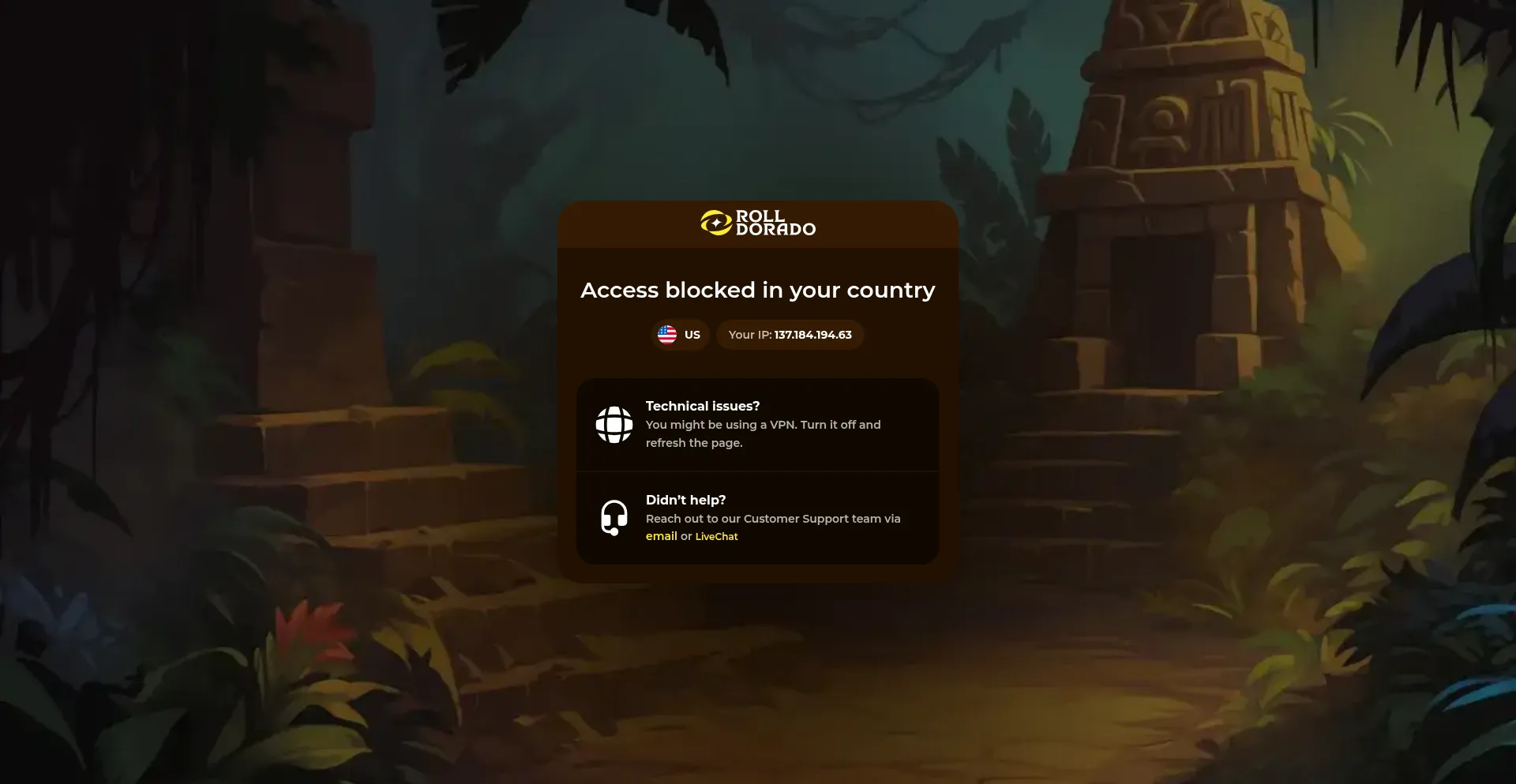 Rolldorado.com Screenshot