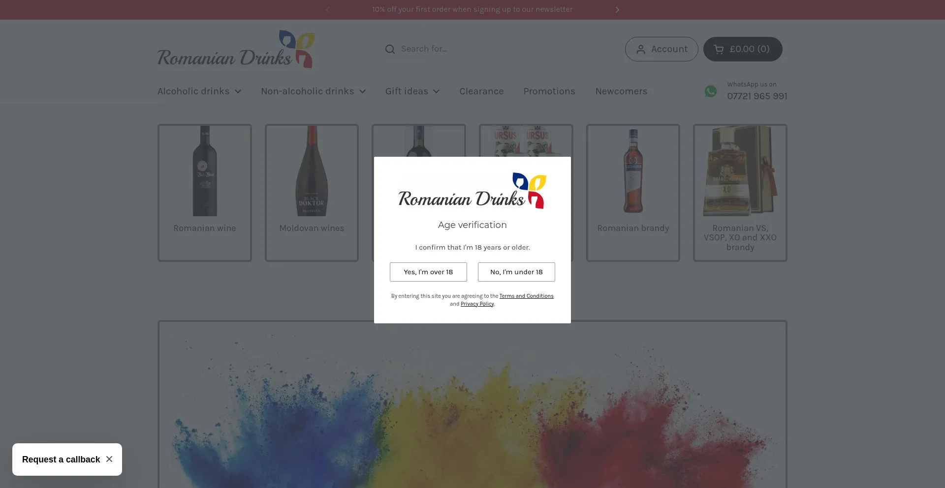 Romaniandrinks.co.uk