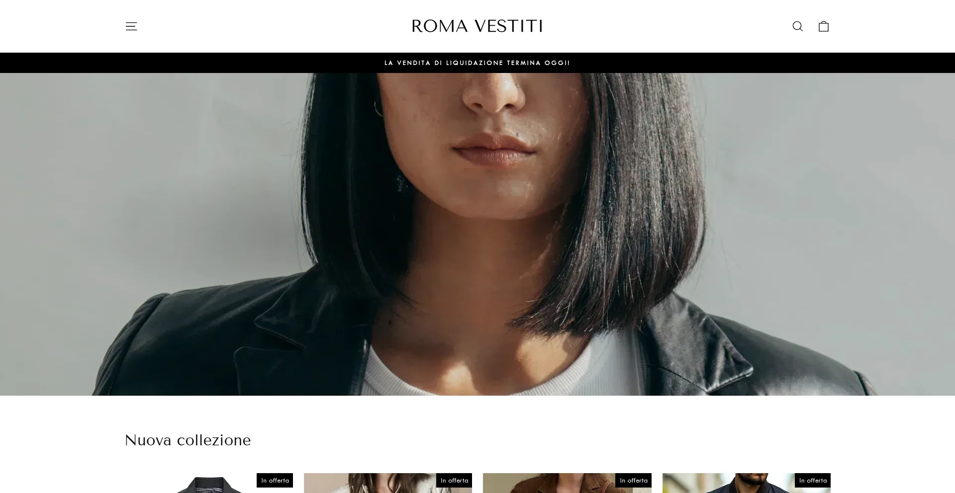 Website screenshot of Romavestiti.it