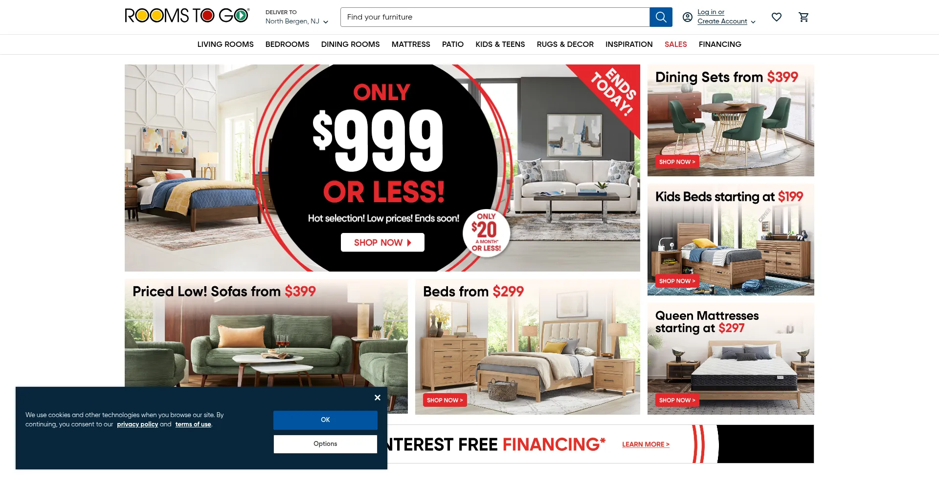 Roomstogo.com Screenshot