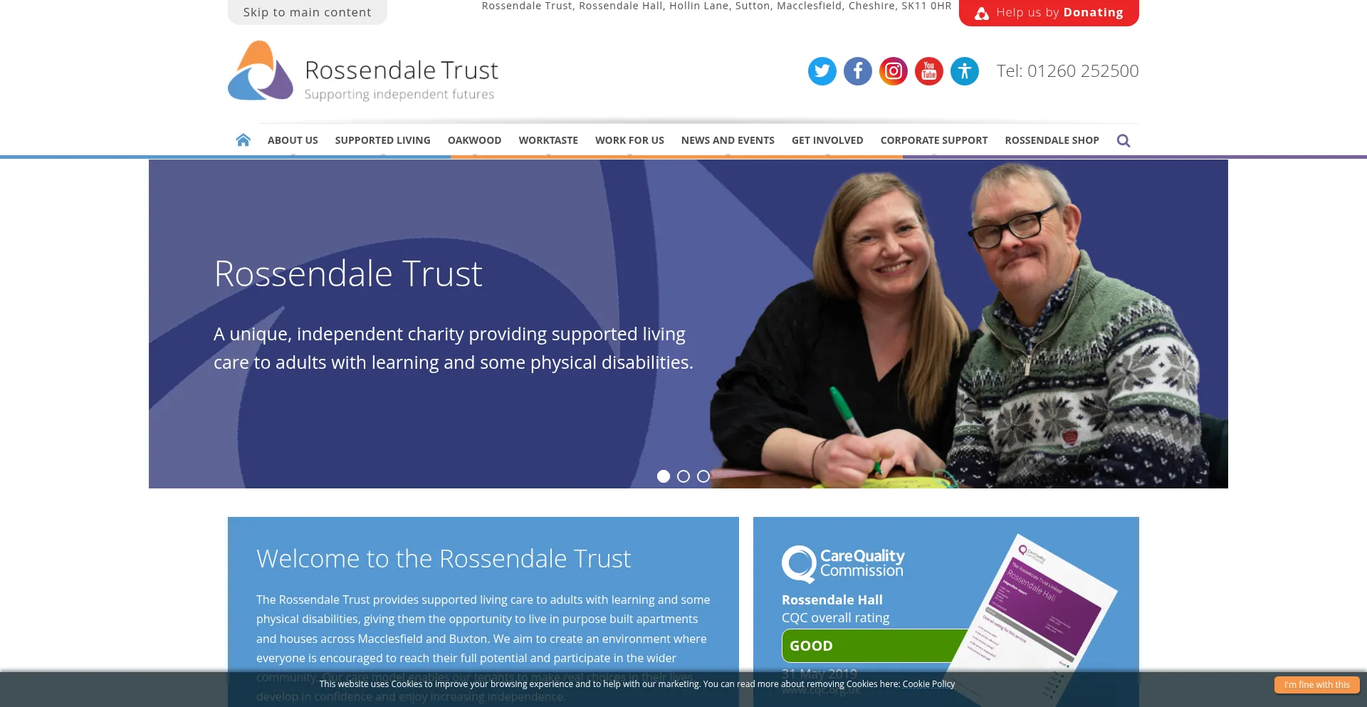 Rossendaletrust.org Screenshot