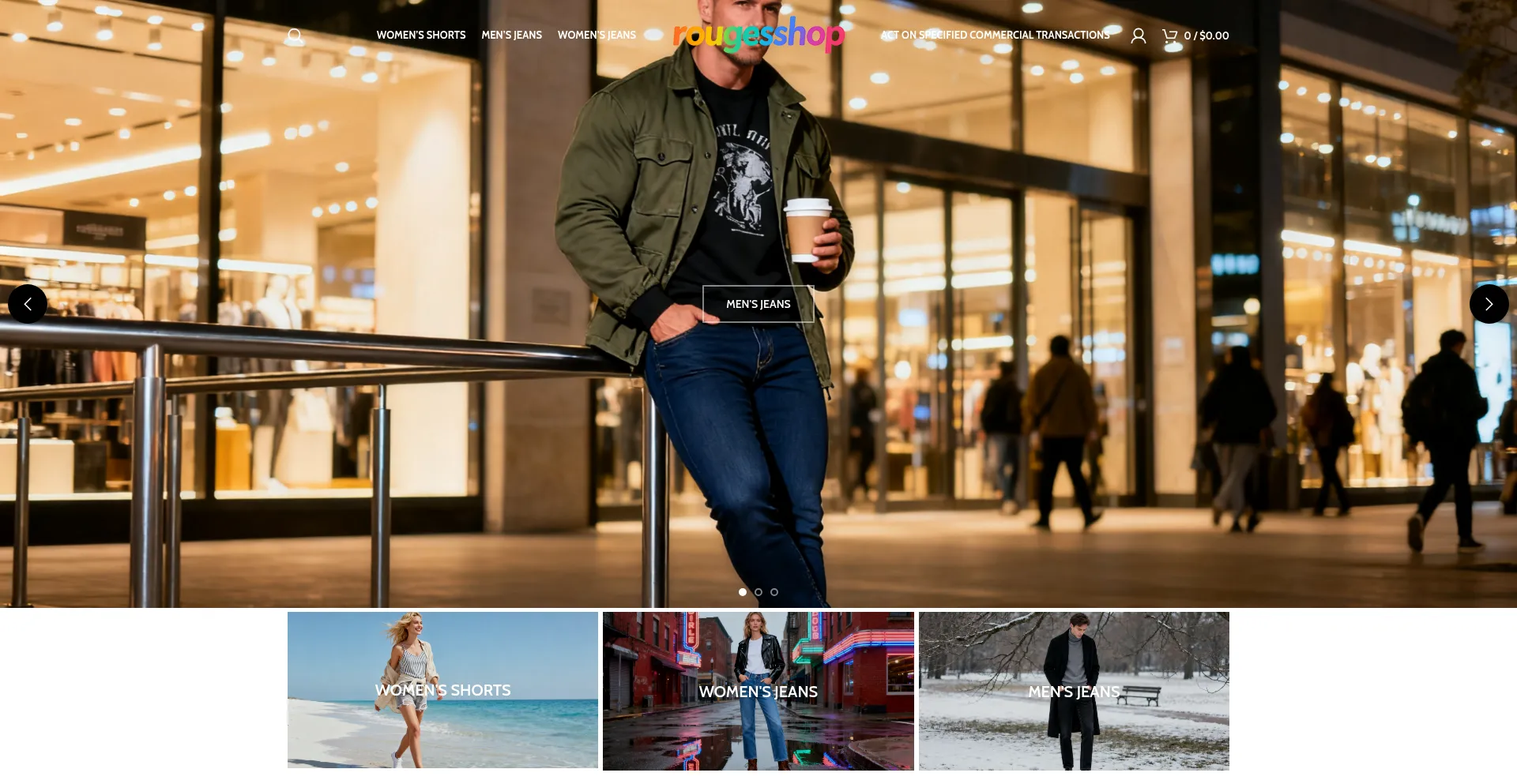 Rougesshop.com Screenshot