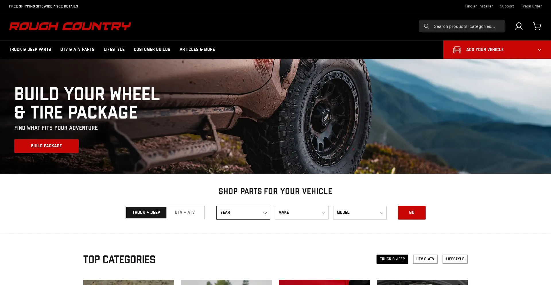 Roughcountry.com Screenshot